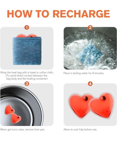 Vicloon Hand Warmers Set of 2 - Reusable Heart-Shaped Pocket Heating Pads for Cold Days & On-the-Go - Perfect for Kids & Office Use - Buy Online on GoSupps.com