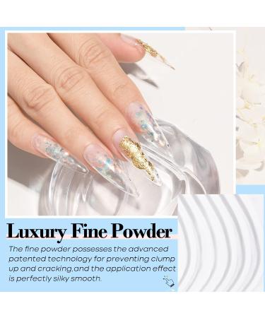 AZUREBEAUTY Clear Dip Powder Nail 1 Oz/28g | Transparent Dipping Powder for French Manicure | Acrylic Nail Art Kit | No Need for Lamp | Beginner DIY Salon Quality - Buy Online on GoSupps.com