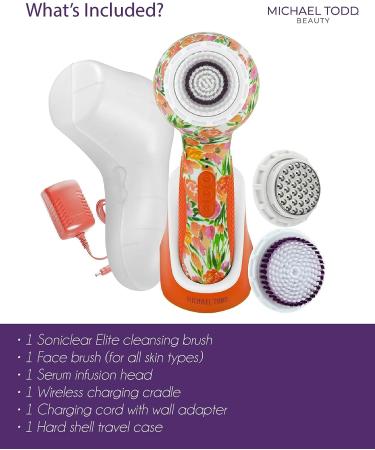 Michael Todd Beauty Soniclear Elite - 6-Speed Exfoliating Cleansing Brush System - Buy Online on GoSupps.com