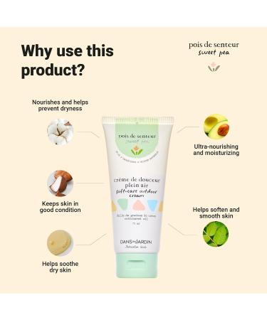 DANS UN JARDIN - Duo Diaper Cream & Soft-Care Outdoor Cream - Made in Canada with 99% Natural Origin Ingredients - Baby Diaper - Hydrates & Protects from Climatic Conditions - 2x75ml - Buy Online on GoSupps.com
