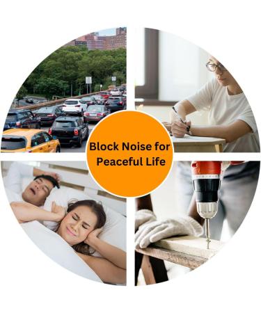 Quality Foam Ear Plugs - 10 Pairs 32dB Noise Cancelling Disposable & Individually Wrapped for Sleeping Construction Shooting and Music - Buy Online on GoSupps.com