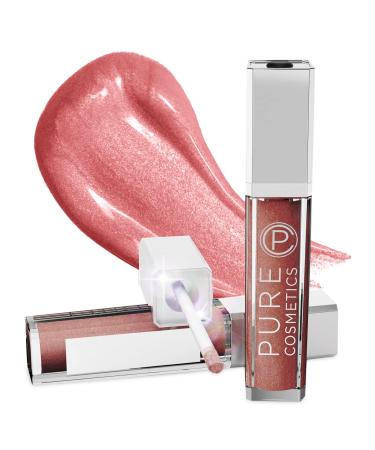 Pure Cosmetics Lip Gloss  Wine Berry - Hydrating & Ultra-Moisturizing Lip Makeup with Jojoba Oil  Sweet Almond Oil & Vitamin E  LED Applicator with Mirror  Cruelty-Free and Talc-Free - Buy Online on GoSupps.com