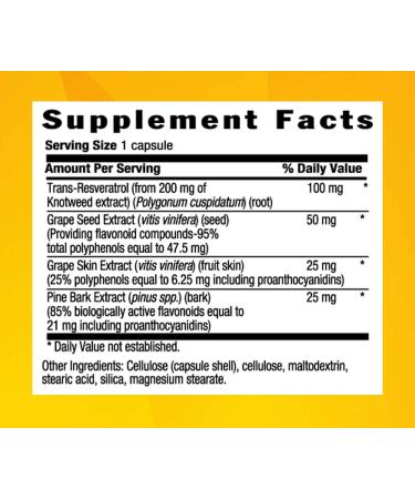 Country Life Resveratrol Plus - 60 Vegan Capsules for Antioxidant Support - Buy Online on GoSupps.com