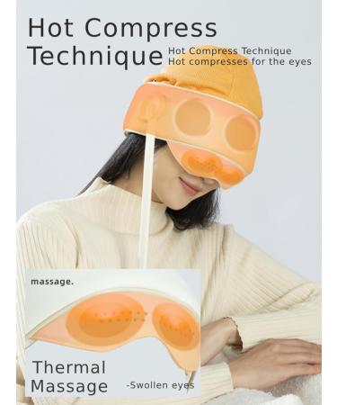 SXHLSeller Electric Head Massager | Portable Scalp Massager with Heat & Multi-Function 3 Hot Compress Levels 4 Massage Zones for Ultimate Head Spa Experience - Buy Online on GoSupps.com