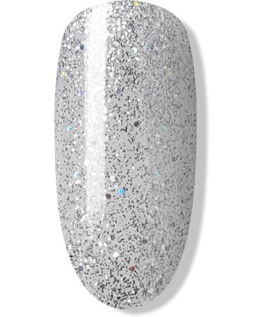 Bluesky Gel Nail Polish Silver Glitter Explosion 80573 Glitter Grey Light Silver Long Lasting Chip Resistant 10 ml (Requires Drying Under UV LED Lamp) - Buy Online on GoSupps.com