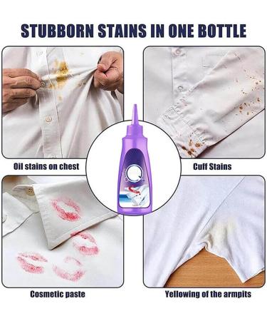 Shedmuller Stain Remover Shed Muller Active Enzyme Stain Remover Fast Stain Remover Laundry Stain Remover Stubborn Stains Cleaner Clothes Oil Stain Remover (Purple 1PC) - Buy Online on GoSupps.com