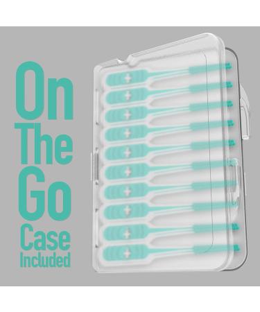 Dr. Emma Soft Rubberized Dental Picks Mint Brush Picks - 100 Count Pack for Oral Care - Buy Online on GoSupps.com