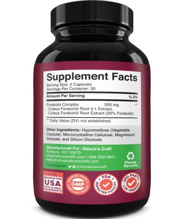 Max Strength Forskolin Weight Loss Supplement - Fast Acting Diet Pills for Men and Women | Natural Appetite Suppressant, Fat Burner, Muscle Builder, Energy Booster | 60 Veggie Capsules - Buy Online on GoSupps.com