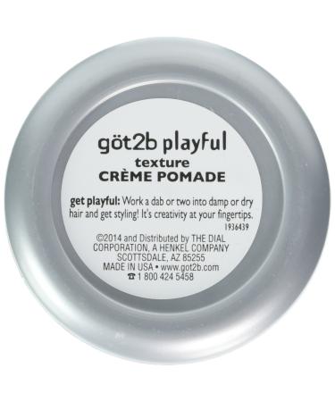 Got 2b Playful Texturizing Creme Pomade 2 oz - Lightweight Styling Pomade - Buy Online on GoSupps.com