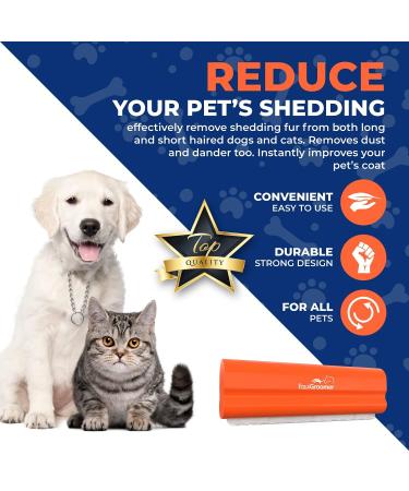 Equigroomer 5 (12.7cm) Orange Pet Grooming Tool for International Shipping - Buy Online on GoSupps.com