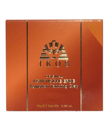 Ikos Original Egyptian Clay 13g - Natural Vegan Face Mask with Kabuki Powder Brush for Radiant Skin - Buy Online on GoSupps.com