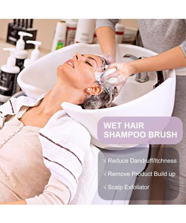 Aimike Organic Scalp Massage Brush - Stimulate Hair Growth & Reduce Dandruff - Mint Green Shampoo Brush for Wet & Dry Hair - Buy Online on GoSupps.com
