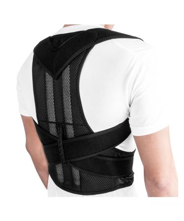 Lumbar Support Lower Back Belt Brace Waist-Support Back Posture Corrector Breathable Back Support Shoulder for Men Women Lumbar Brace Corset Back Belt (Size : Xx-Large) (Small) (X)