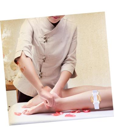 Beaupretty Moxibustion Cone Holder - 2 Pcs White Jasp Moxa Stand for Household Massage | Optimize Your Wellness - Buy Online on GoSupps.com