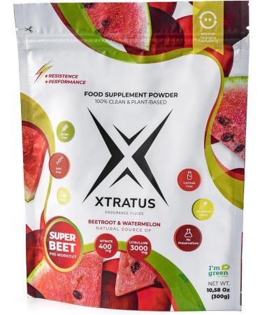 Super Beet Pre-Workout Supplement - Vegan Nitrate & Citrulline Boost 20 Portions 100% Natural Low Carb - Buy Online on GoSupps.com