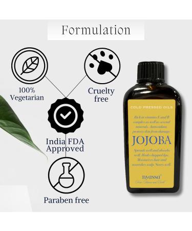 Nyassa Jojoba Cold Pressed Oil 100ml - Pure Natural Moisturizer for Skin & Hair | International Shipping Available - Buy Online on GoSupps.com