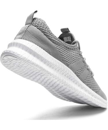 Tvtaop Men's Running Sneakers - Non-Slip Breathable Sports Shoes for Outdoor Jogging - Black & Gray Size 42 EU - Buy Online on GoSupps.com