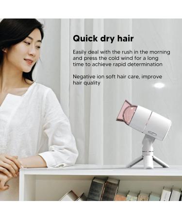 Ionic Hair Blow Dryer Negative Ions Blow Dryer Cold Hot Air Thermostatic Lazy Hair Dryer Salon Styling Tool Fast Drying for Hair Care(US Plug 110v) - Buy Online on GoSupps.com