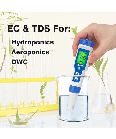 ORAPXI 5-in-1 Salt Water Pool Tester: Salt SG TDS EC Temp Meter for Aquariums, Seawater, Fish Tanks - 0-100 PPT & 1.000-1.070 Specific Gravity - Buy Online on GoSupps.com