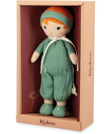 Kaloo Tendresse Olivia My 1st Fabric Doll 25cm Rag Doll with Muslin Dungarees in Pretty Gift Box - Customisable Ribbon - 0 Months + | K200010 - Buy Online on GoSupps.com