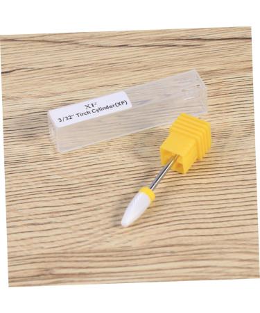 FRCOLOR Gel Removal Ceramic Drill Bit Nail File Bits Nail Polish Grinding Bit Nail Bit Fine Coarse Drill Bit Nail Grinding Head Nails Drill Bits Manicure Drill Bits Polisher Nail Supplies medium Yellow - Buy Online on GoSupps.com