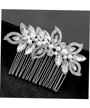 Ipetboom 1pc Bridesmaid Hair Accessories Rhinestone Headpiece Womens Hair Clips Womens Barrettes for Hair Flower Girl Hair Accessory Hair Accessories for Women Bridal Rhinestones Hair Comb - Buy Online on GoSupps.com
