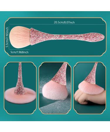 JERCLITY Powder Makeup Brush - Super Large Kabuki Brush for Blush & Loose Powder | Pink Diamond | Best for Flawless Application - Buy Online on GoSupps.com