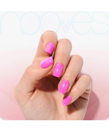  NOOVES NOOVES Nails - Premium Precursed Gel Nail Polish - Barbie Girl | Pink | Semi-Cured Gel Nail Strips | Semi-Permanent Gel Nail Stickers | Gel Nail Stickers - Buy Online on GoSupps.com