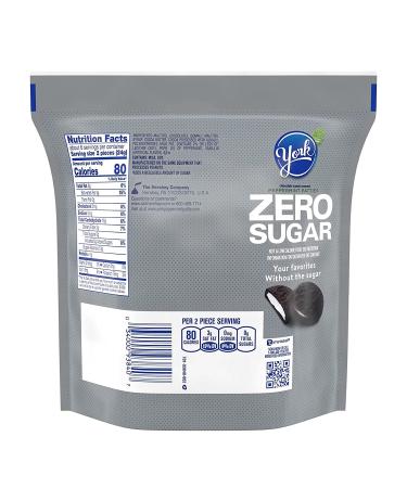 YORK Zero Sugar Chocolate Peppermint Patties - Aspartame Free Candy 5.1 oz Bag (Pack of 2) - International Shipping Available - Buy Online on GoSupps.com
