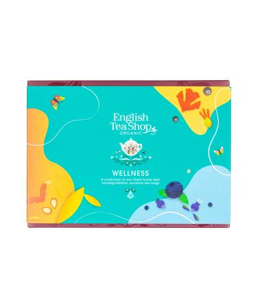 English Tea Shop Organic Wellness Collection - 12 Loose Leaf Pyramid Tea Bags - Buy Online on GoSupps.com