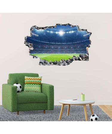ANHUIB 3D Football Wall Stickers - Soccer Sport Decal for Boys Bedroom | Kids Room, Teens, Playroom Wall Decor - Colourful Design - Buy Online on GoSupps.com