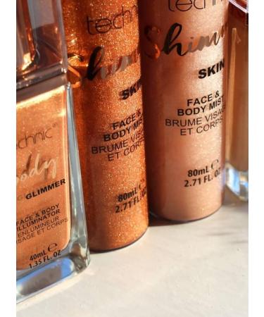 Technic Shimmer Skin Face & Body Mist - Buy Online on GoSupps.com