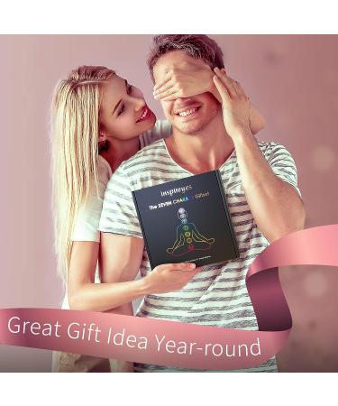 Chakra Candle Gift Set with Premium Crystals and Healing Stones - Luxurious Meditation and Aromatherapy Candles for Women - Stress Relief and Spiritual Decor - Ideal for Yoga and Healing Therapy - Buy Online on GoSupps.com