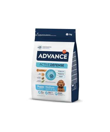 Advance Medium Puppy - Dog Food for Puppy Dogs (2 to 15 months) of Medium Breed with Chicken - 3kg