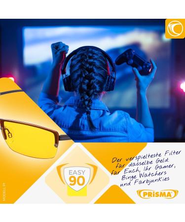 PRiSMA P1 EASY90 Blue Light Filter Glasses for Gaming & E-Sports - P1-702 03 Easy90 - Bluelight Protect - Buy Online on GoSupps.com