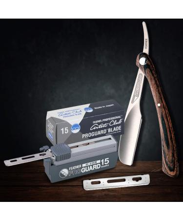 Feather Artist Club ProGuard Razor Blades 15 Count - Pack of 1 | Premium Quality Blades - Buy Online on GoSupps.com
