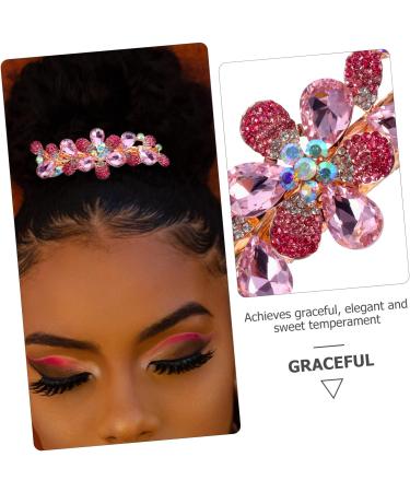 Beaupretty Metal Hair Clip rhinestone hair clip Bling hair clips Rhinestones hair clips for women spring hair clip hair styling barrettes for women Miss Metal headgear - Buy Online on GoSupps.com