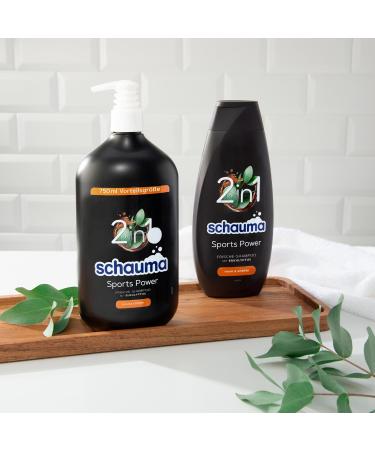  Schauma SCHAUMA Sports Power Shampoo 400 ml Pack of 5 (5 x 400 ml) - Buy Online on GoSupps.com