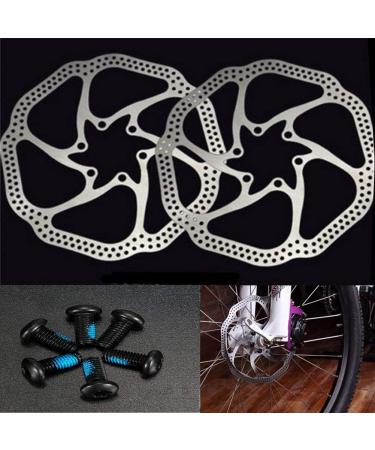Stainless Steel Disc Brake Rotors 180mm 2pcs for Road Bike, Mountain Bike, MTB, BMX - Buy Online on GoSupps.com