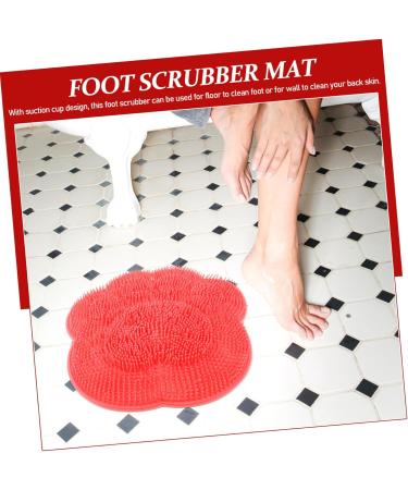 FOMIYES Non-skid Foot Mat Feet Cleaner Skin Cleaning Scrubber Shower Foot Cleaner - Buy Online on GoSupps.com