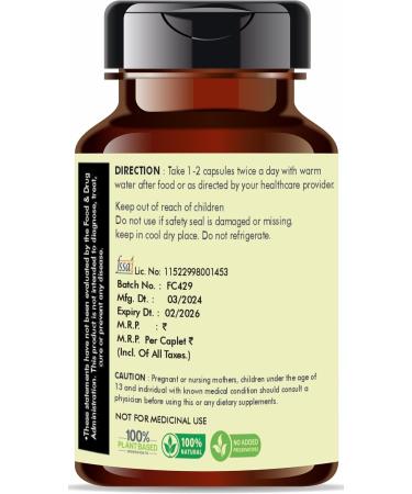 Garlic Extract 500mg - 60 Vegetarian Capsules|Allium Sativum| All Natural | 100% Vegan | Gluten-Free Garlic 60 Count (Pack of 1) - Buy Online on GoSupps.com