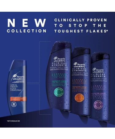 Head & Shoulders 2-in-1 Shampoo & Conditioner Clinical Strength Dandruff Defense + Advanced Oil Control 400 mL - Buy Online on GoSupps.com