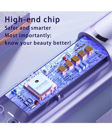 2 in 1 Ceramic Flat Iron & Curler - Professional Titanium Hair Straightener Fast Heating 0.8 Inch - Purple - Buy Online on GoSupps.com