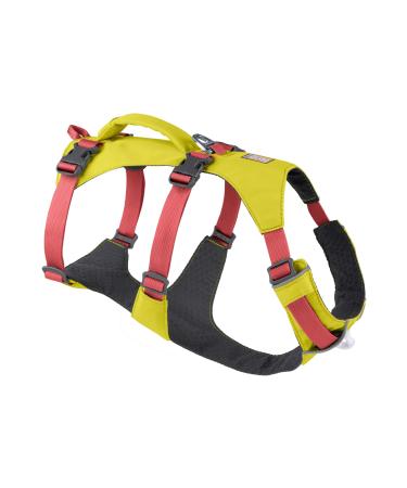 Luffwear flagline dog harness with handle light adjustable walking dishes 3 linen fortification points reinforced belt strap and strong V-ring made of metal lichen green (medium 69-81cm) medium green - Buy Online on GoSupps.com