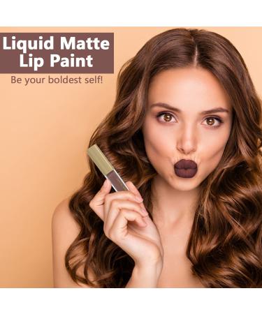 Mellow Liquid Matte Lip Paint Shanghai - Highly Pigmented & Smudge Proof Vegan Lip Color - Buy Online on GoSupps.com