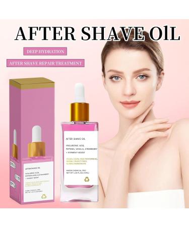  G n rique Strawberry and Vanilla Aftershave Oil - Ingrown Hair Prevention Treatment - Soothing Moisturizer for Adult Skin - Post-Hair Removal Care (90ml) - Buy Online on GoSupps.com