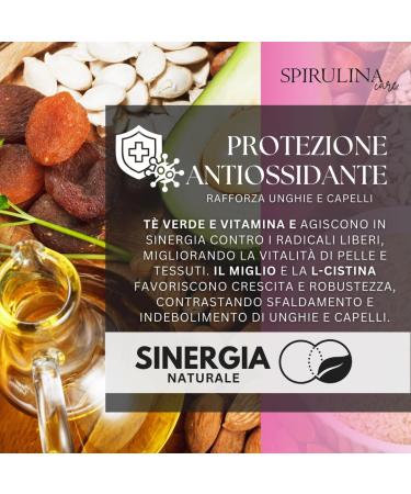 Hair Nails & Skin Mil L-Cystine Spirulina Green Tea Zinc and Vitamin E 90 Tablets to 600mg - Buy Online on GoSupps.com