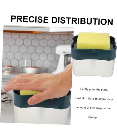 Ciieeo 1 Set Push Soap Dispenser Washing Soap Dispenser Hand Wash Dispenser Dishwashing Soap Holder Dishwasher Liquid Dispenser Soap Dispenser for Kitchen Sponge Dish Soap Abs - Buy Online on GoSupps.com