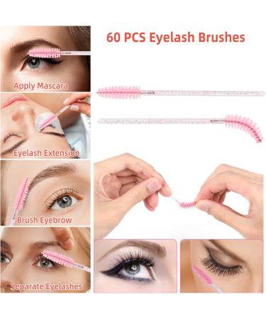 Sunallwell Under Eye Patches - 60 Pairs with Eyelash Brush Set and Tweezers for Eyelash Grafting, Extension, and Makeup Application - Lint-Free Beauty Mask Tool - Buy Online on GoSupps.com