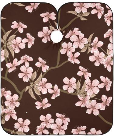 Buy Waterproof Barber Cape - Vintage Sakura & Cheetah Hair Cutting Bib for Men & Women | Stylish & Durable - Buy Online on GoSupps.com